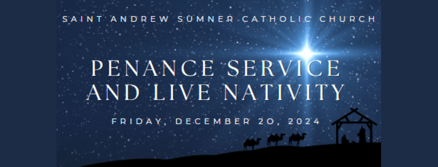 Penance Service and Live Nativity